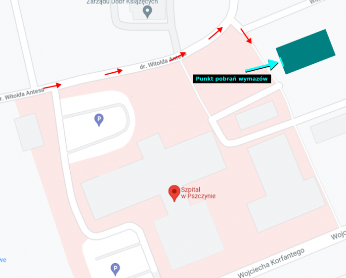 Punkt pobrań wymazów SARS-​CoV-​2 (COVID-​19)