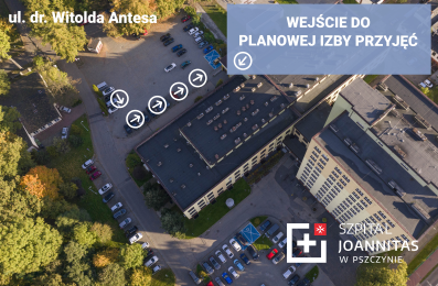 Planowa izba przyjęć w nowej lokalizacji