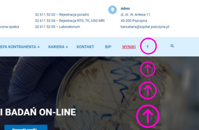 BRAKUJE INFORMACJI NA STRONIE SZPITALA? ZGŁOŚ NAM TO!