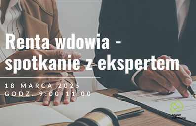 Renta wdowia – spotkanie informacyjne