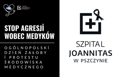 Protest medyków i samorządowców pod szpitalem