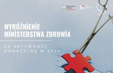 List gratulacyjny z Ministerstwa Zdrowia