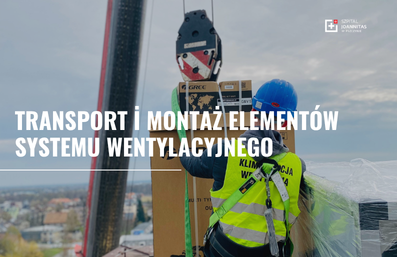 Transport i montaż elementów systemu wentylacyjnego
